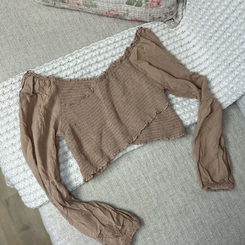 Chic Brown Women's Crop Top